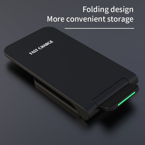 Wireless Charging Stand with Fast 10W/15W Power and Type-C Docking, Compatible with Android and IOS - Image 6